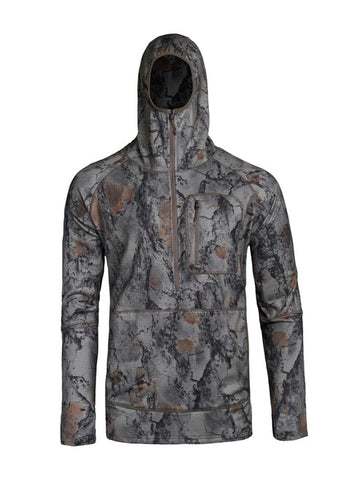 NATURAL GEAR COLD FRONT LAYERING HOODIE 1/2 ZIP