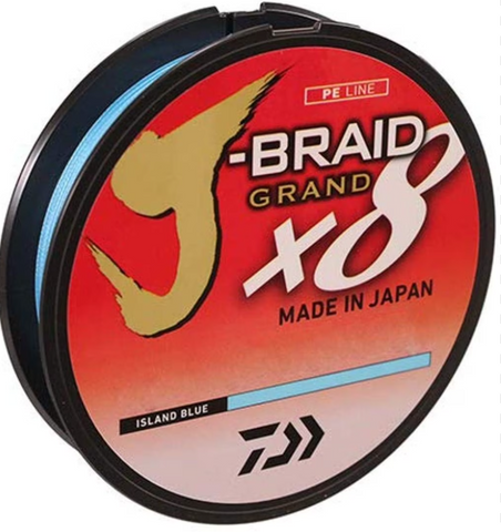 Daiwa J-Braid Grand 8X Island Blue 150yds