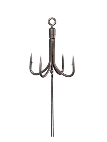 BKK Hyperlatch Quad-Urchin Treble Hook