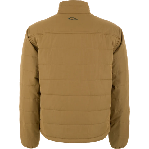 DRAKE Delta Featherless Down Jacket Brown