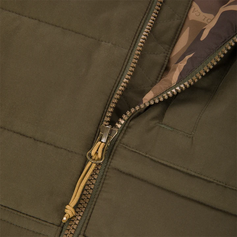 DRAKE Delta Featherless Down Vest Brown