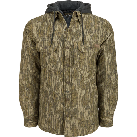 DRAKE CAMPFIRE FLANNEL HOODIE BOTTOMLAND XX-LARGE