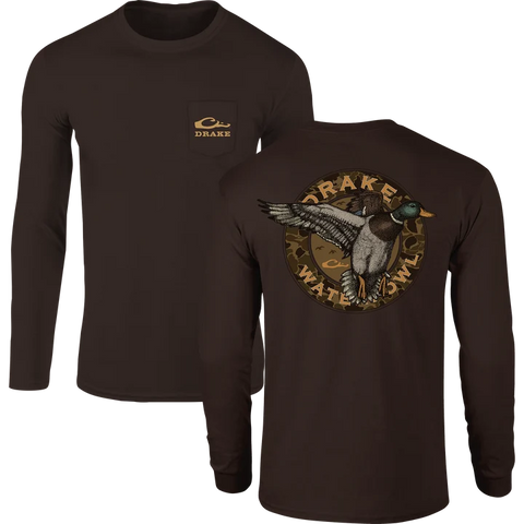 Drake Circle Mallard Long Sleeve T-Shirt