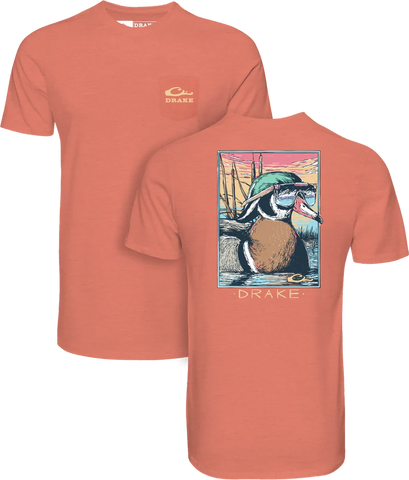 Drake Pop Art Wood Duck Sunglasses T-Shirt