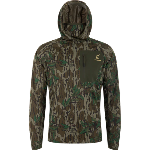 Ol' Tom Early Bird Gator Hoodie With Insect Repellent Greenleaf
