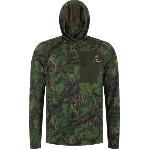 Ol' Tom Early Bird Gator Hoodie With Insect Repellent Full Foliage