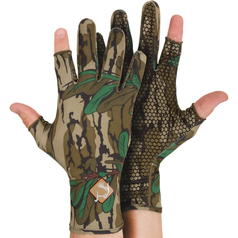 Ol' Tom Performance Stretch-Fit Shooter Turkey Gloves Greenleaf
