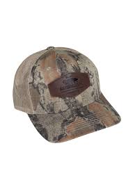 Natural Mid-Pro Trucker Leather Patch Cap