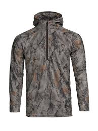 NATURAL GEAR LIGHTWEIGHT HOODED 1/4 ZIP TOP