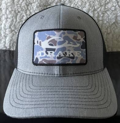 DRAKE OLD SCHOOL PATCH CAP GREY