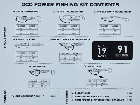 BKK Power Fishing OCD Tackle Kit Medium