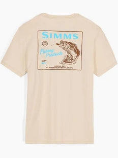 Simms Local's Bass Shop Tshirt Natural