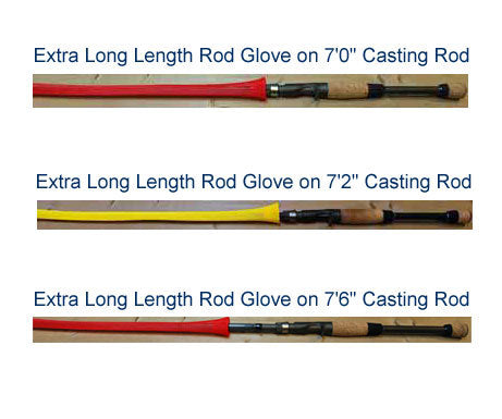 Rod Glove Extra Long Casting Black