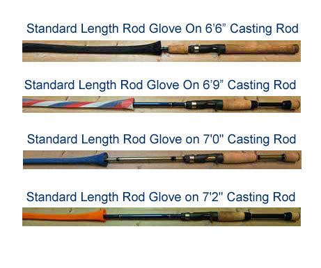 Rod Glove Standard Casting Red