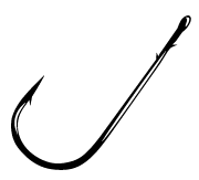 Gamakatsu Worm Hooks (Round Bend) 2/0