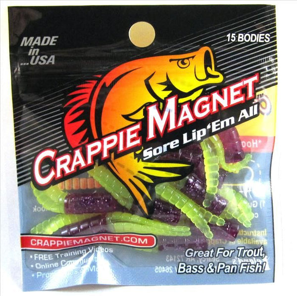 Leland Crappie Magnet™ 15 Piece Soft Body Lures Choose From 40
