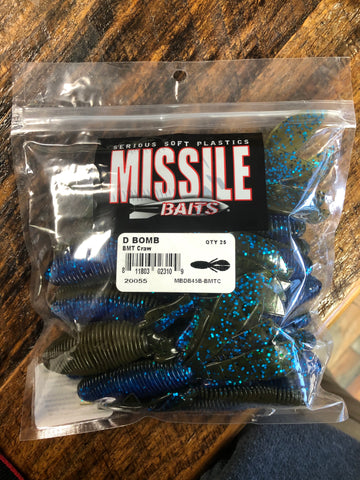 MISSILE BAITS D BOMB BMT CRAW 25 PACK *EXCLUSIVE*